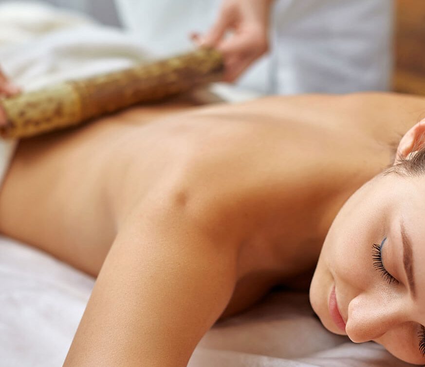 Bambuterapia - Massagem de Relaxamento