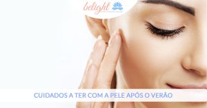 cuidados a ter com a pele após o verão