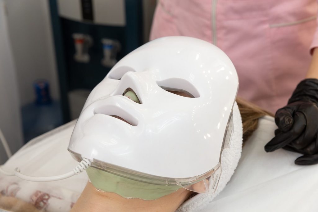 Máscara de Led na Belight Tratamento Fototerapia