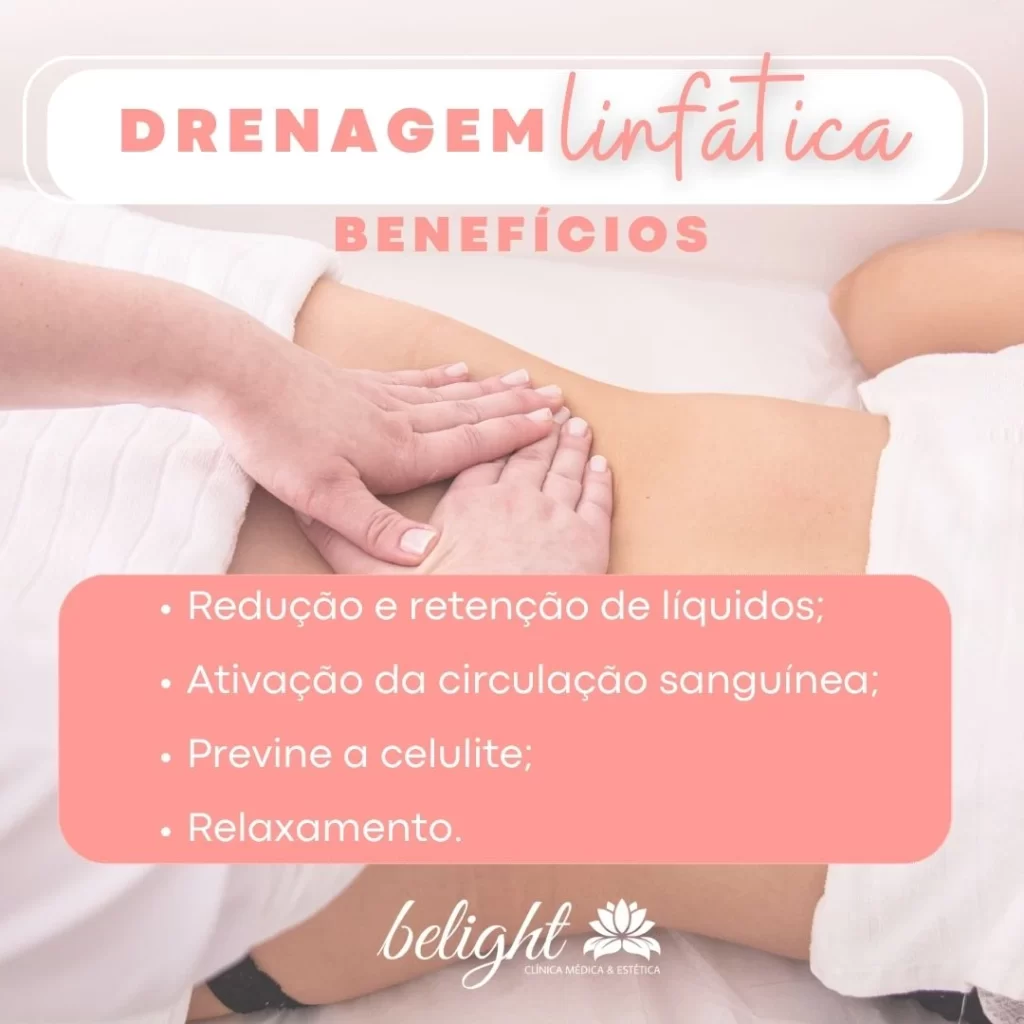 Conheça os benefícios da Drenagem Linfática Manual.
